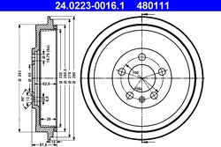 TAMBUR FRANA ATE 24.0223-0016.1 - Compatibil cu SKODA