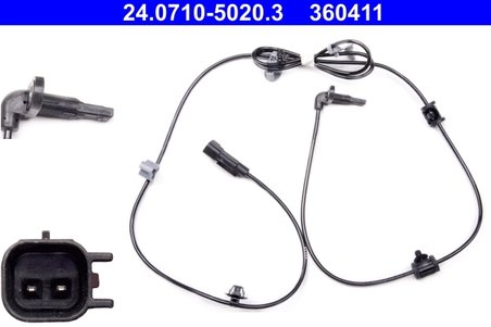 SENZOR ABS ATE 24.0710-5020.3 - Compatibil cu OPEL, VAUXHALL