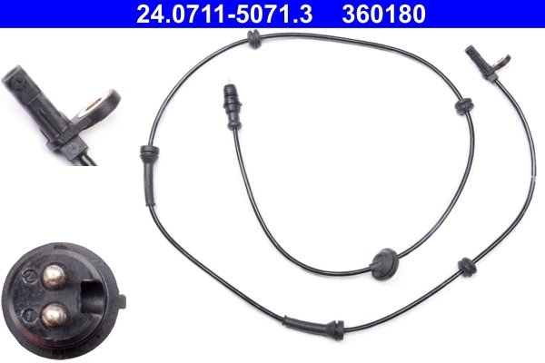 SENZOR ABS ATE 24.0711-5071.3 - Compatibil cu FIAT