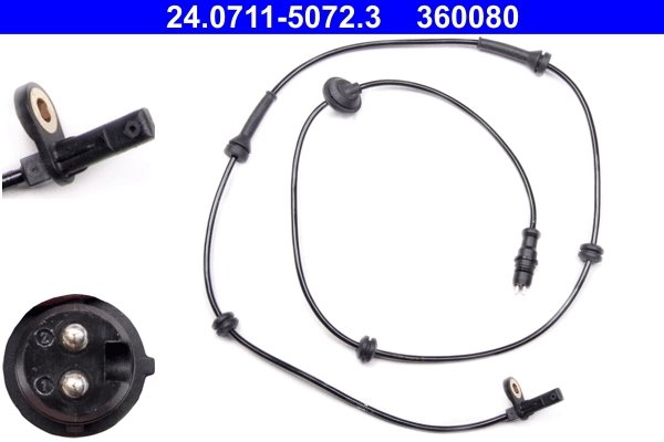 SENZOR ABS ATE 24.0711-5072.3 - Compatibil cu FIAT