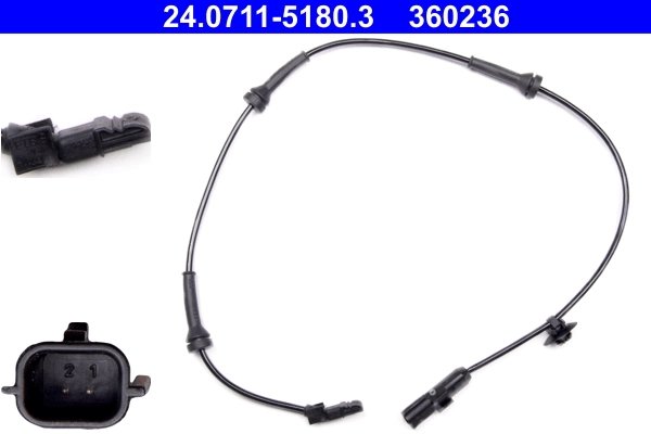 Senzor ABS ATE 24.0711-5180.3