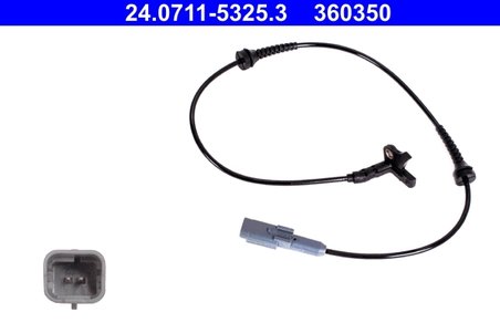 SENZOR ABS ATE 24.0711-5325.3 - Compatibil cu CITROEN, DS, PEUGEOT