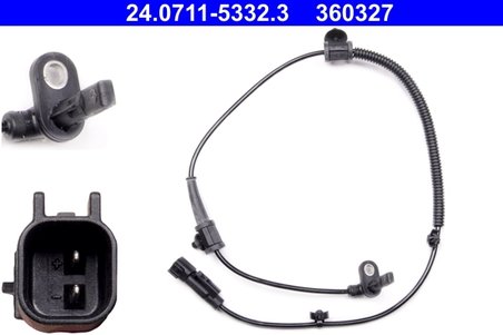 SENZOR ABS ATE 24.0711-5332.3 - Compatibil cu OPEL, SAAB, VAUXHALL