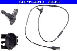 Senzor ABS ATE 24.0711-5531.3