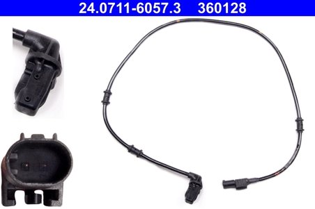 SENZOR ABS ATE 24.0711-6057.3 - Compatibil cu MERCEDES-BENZ