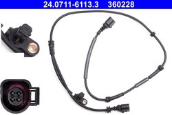 SENZOR ABS ATE 24.0711-6113.3 - Compatibil cu FORD, SEAT, VW