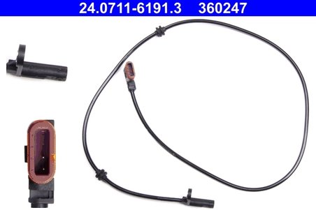SENZOR ABS ATE 24.0711-6191.3 - Compatibil cu MERCEDES-BENZ