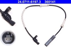 Senzor ABS ATE 24.0711-6197.3