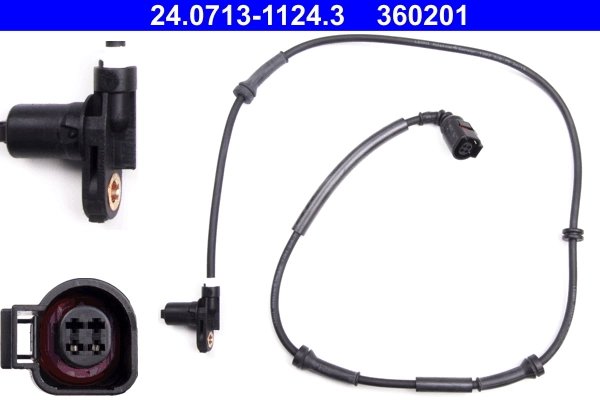 SENZOR ABS ATE 24.0713-1124.3 - Compatibil cu FORD, SEAT, VW