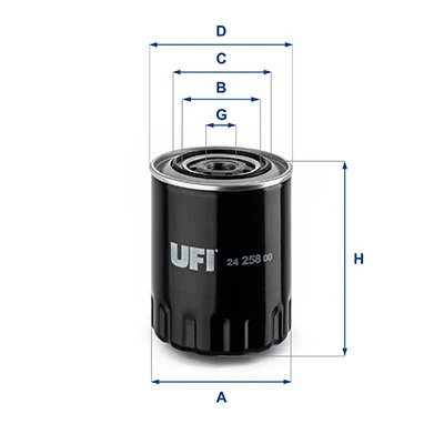Filtru combustibil UFI 24.258.00