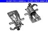 ETRIER FRANA ATE 24.3387-1701.5 - Compatibil cu OPEL, VAUXHALL