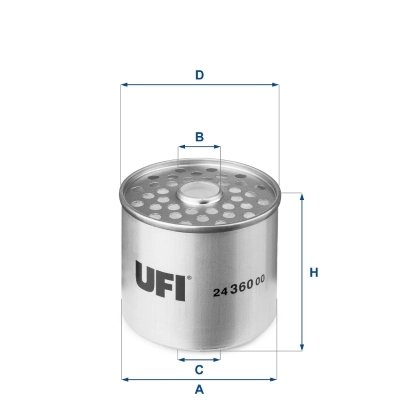 Filtru combustibil UFI 24.360.00