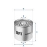 Filtru combustibil UFI 24.360.00