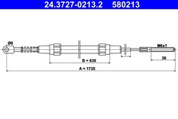 CABLU FRANA DE MANA ATE 24.3727-0213.2 - Compatibil cu BMW