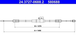 Cablu frana de mana ATE 24.3727-0688.2