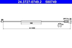 CABLU FRANA DE MANA ATE 24.3727-0749.2 - Compatibil cu OPEL, VAUXHALL