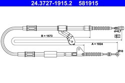 CABLU FRANA DE MANA ATE 24.3727-1915.2 - Compatibil cu TOYOTA