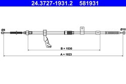 CABLU FRANA DE MANA ATE 24.3727-1931.2 - Compatibil cu TOYOTA