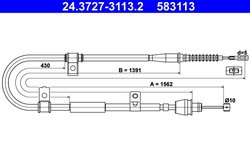 CABLU FRANA DE MANA ATE 24.3727-3113.2 - Compatibil cu HYUNDAI