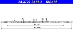 CABLU FRANA DE MANA ATE 24.3727-3136.2 - Compatibil cu HYUNDAI