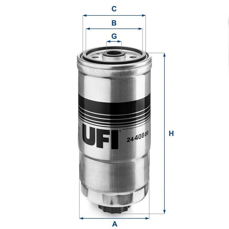 Filtru combustibil UFI 24.408.00