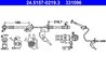 FURTUN FRANA ATE 24.5157-0219.3 - Compatibil cu OPEL, VAUXHALL