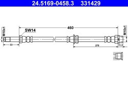 FURTUN FRANA ATE 24.5169-0458.3 - Compatibil cu BMW