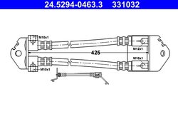 FURTUN FRANA ATE 24.5294-0463.3 - Compatibil cu FORD
