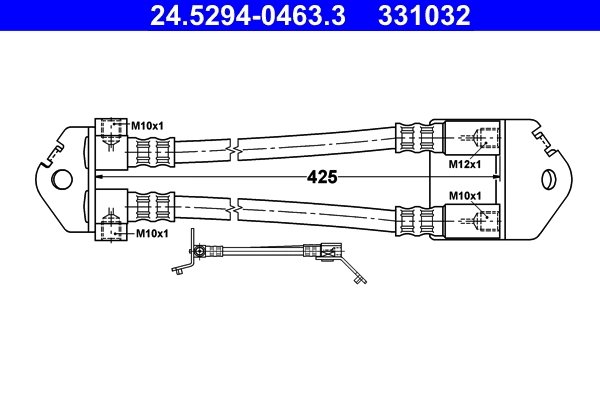FURTUN FRANA ATE 24.5294-0463.3 - Compatibil cu FORD
