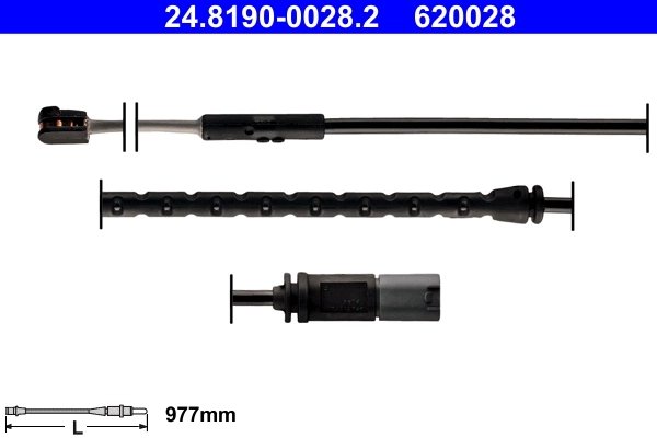SENZOR AVERTIZARE UZURA PLACUTE FRANA ATE 24.8190-0028.2 - Compatibil cu BMW