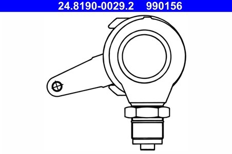PIRGHIE, SUPORT FRANA- FRANA DE MANA ATE 24.8190-0029.2 - Compatibil cu MERCEDES-BENZ