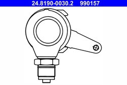 PIRGHIE, SUPORT FRANA- FRANA DE MANA ATE 24.8190-0030.2 - Compatibil cu MERCEDES-BENZ