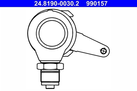PIRGHIE, SUPORT FRANA- FRANA DE MANA ATE 24.8190-0030.2 - Compatibil cu MERCEDES-BENZ