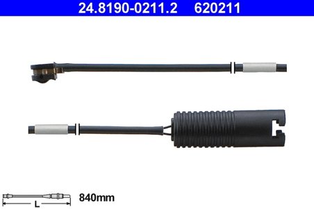 Senzor avertizare uzura placute frana ATE 24.8190-0211.2