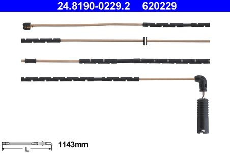 SENZOR AVERTIZARE UZURA PLACUTE FRANA ATE 24.8190-0229.2 - Compatibil cu BMW