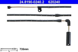 Senzor avertizare uzura placute frana ATE 24.8190-0240.2