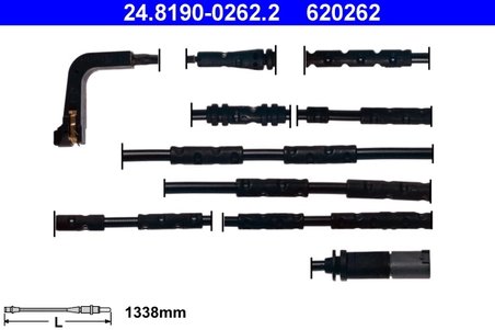 Senzor avertizare uzura placute frana ATE 24.8190-0262.2