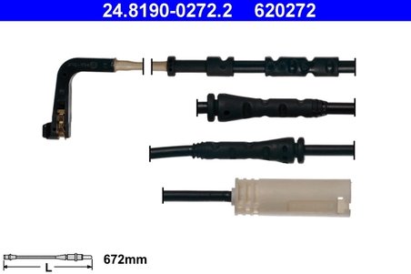 Senzor avertizare uzura placute frana ATE 24.8190-0272.2