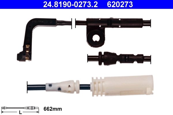 SENZOR AVERTIZARE UZURA PLACUTE FRANA ATE 24.8190-0273.2 - Compatibil cu BMW
