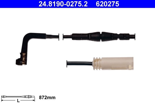 SENZOR AVERTIZARE UZURA PLACUTE FRANA ATE 24.8190-0275.2 - Compatibil cu BMW