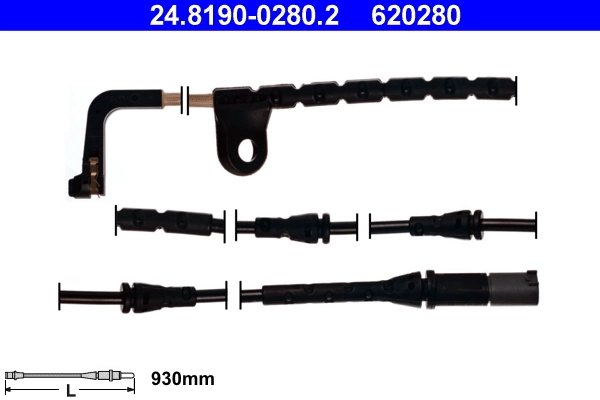 Senzor avertizare uzura placute frana ATE 24.8190-0280.2