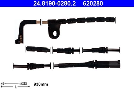 Senzor avertizare uzura placute frana ATE 24.8190-0280.2