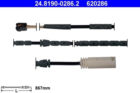 Senzor avertizare uzura placute frana ATE 24.8190-0286.2