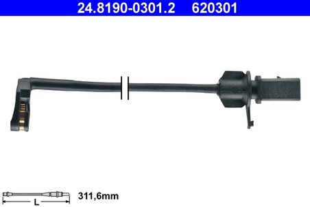 Senzor avertizare uzura placute frana ATE 24.8190-0301.2