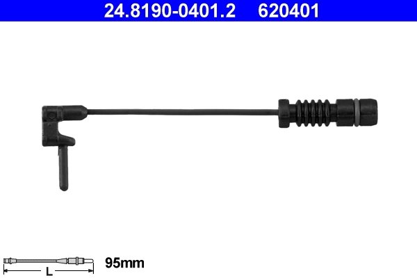Senzor avertizare uzura placute frana ATE 24.8190-0401.2