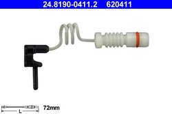 Senzor avertizare uzura placute frana ATE 24.8190-0411.2