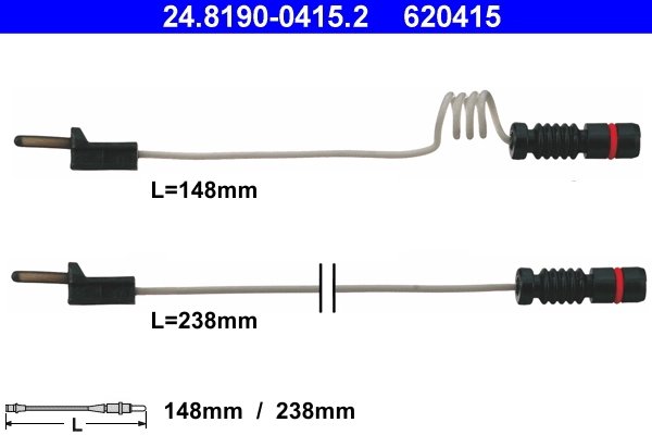 Senzor avertizare uzura placute frana ATE 24.8190-0415.2