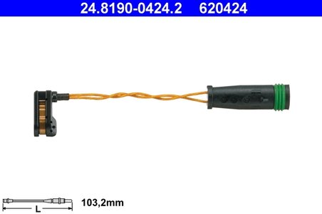 SENZOR AVERTIZARE UZURA PLACUTE FRANA ATE 24.8190-0424.2 - Compatibil cu MERCEDES-BENZ, VW