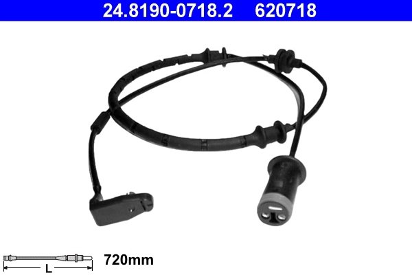 Senzor avertizare uzura placute frana ATE 24.8190-0718.2