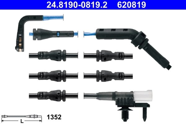 Senzor avertizare uzura placute frana ATE 24.8190-0819.2